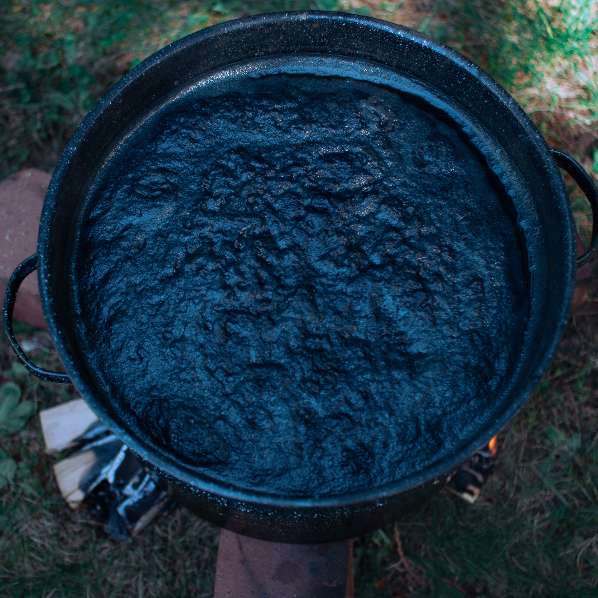 natural indigo vat